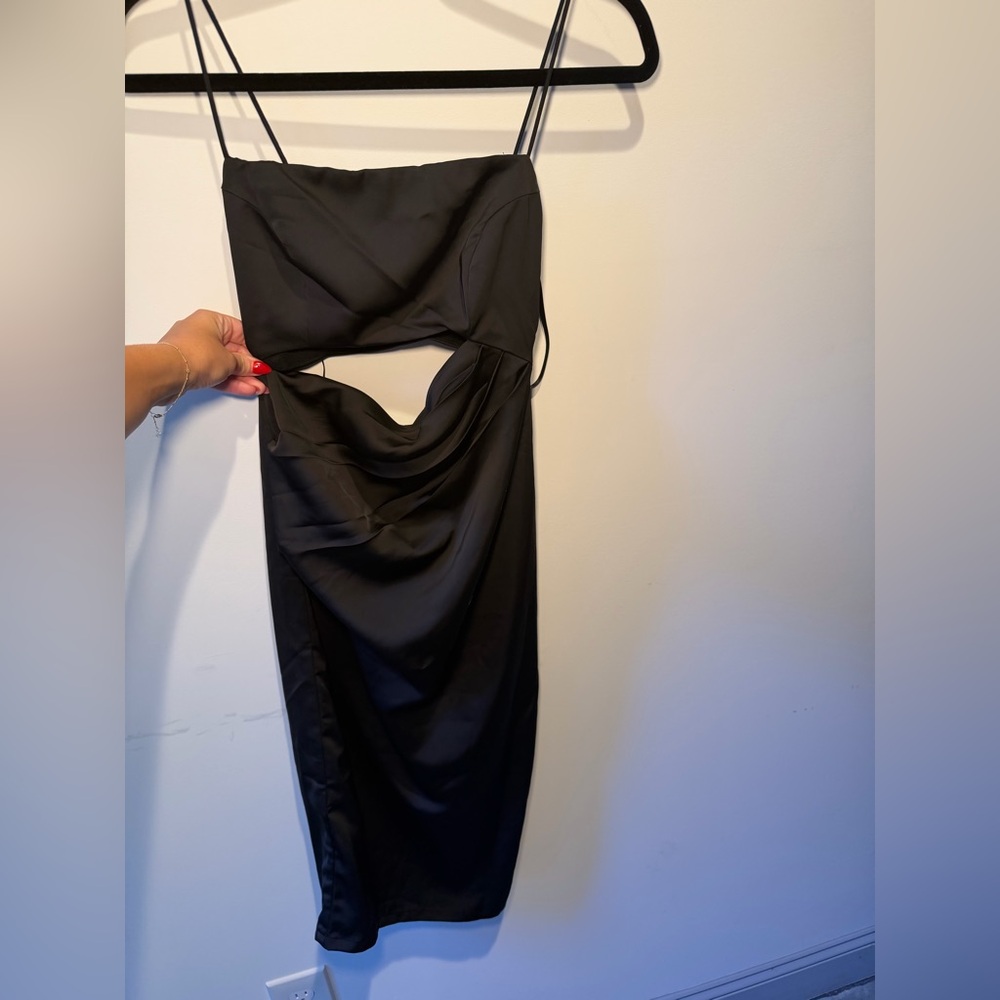 by the way. Black Cutout Dress